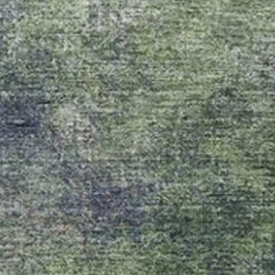 Fern Green And Copper Abstract Washable Indoor Outdoor Area Rug Photo 3