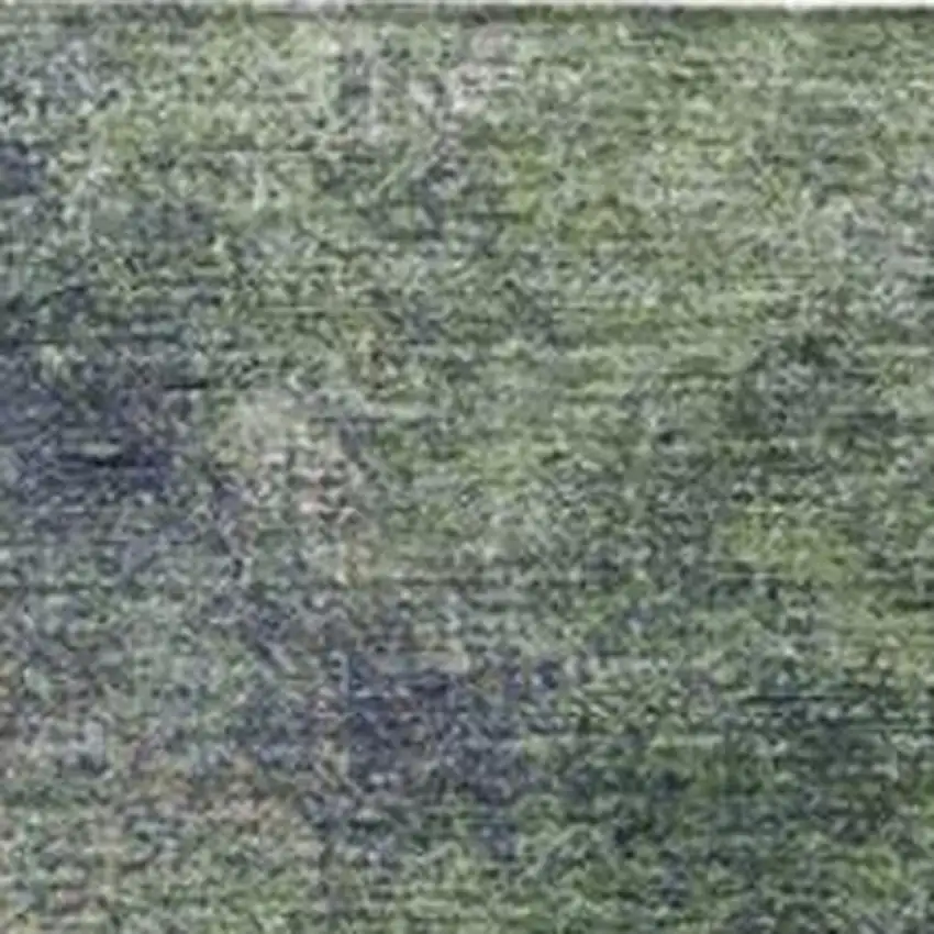 Fern Green And Copper Abstract Washable Indoor Outdoor Area Rug Photo 3