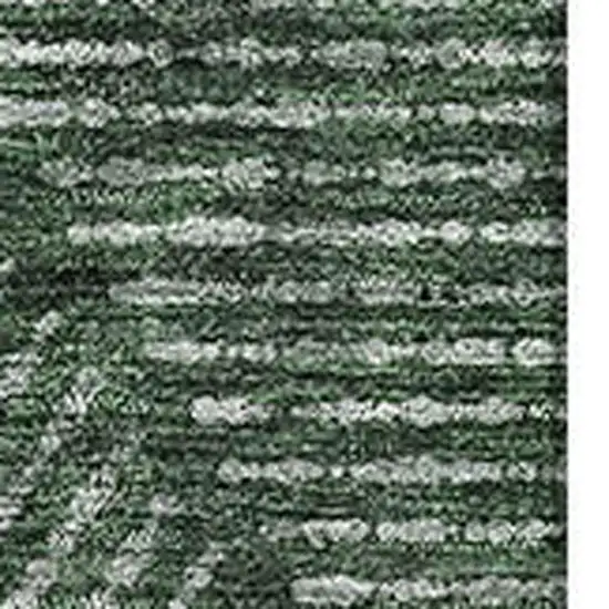 Fern Green And Emerald Geometric Washable Area Rug With UV Protection Photo 3