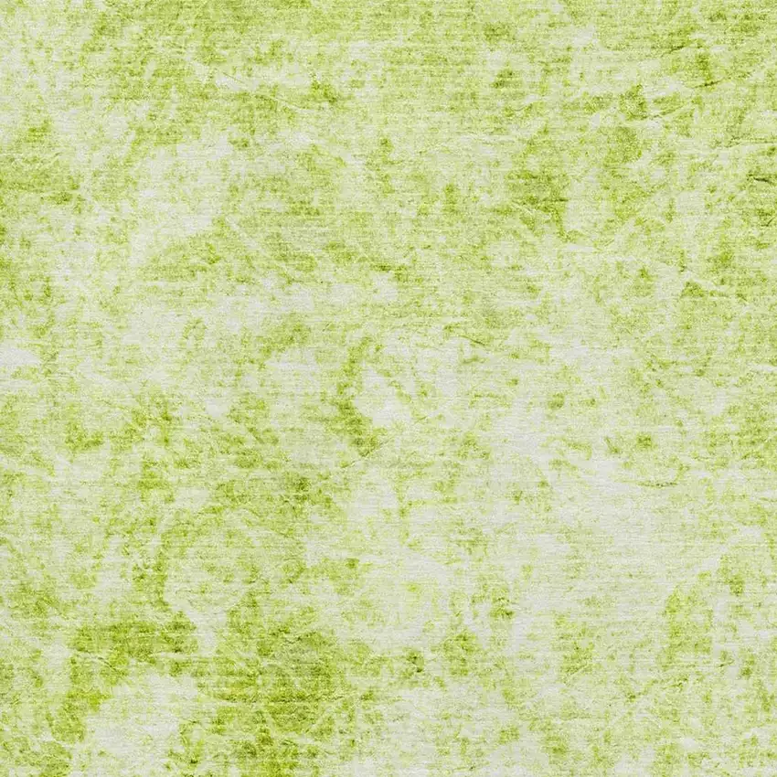 Fern Green And Ivory Abstract Washable Area Rug With UV Protection Photo 2