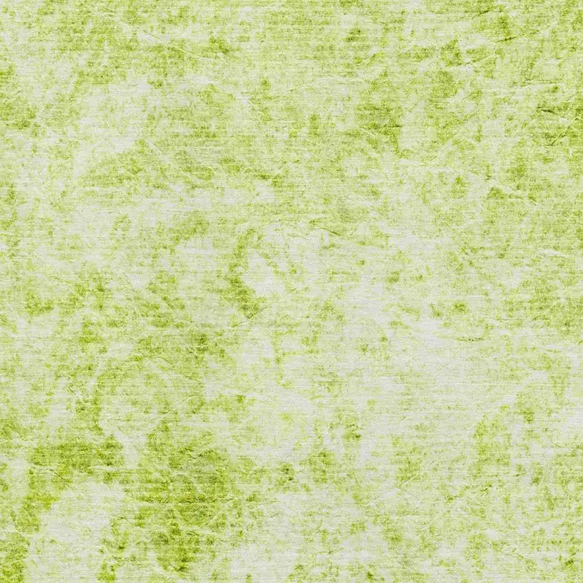 Fern Green And Ivory Abstract Washable Area Rug With UV Protection Photo 2