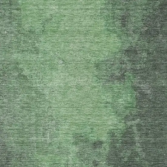 Fern Green And Sage Abstract Washable Area Rug With UV Protection Photo 2