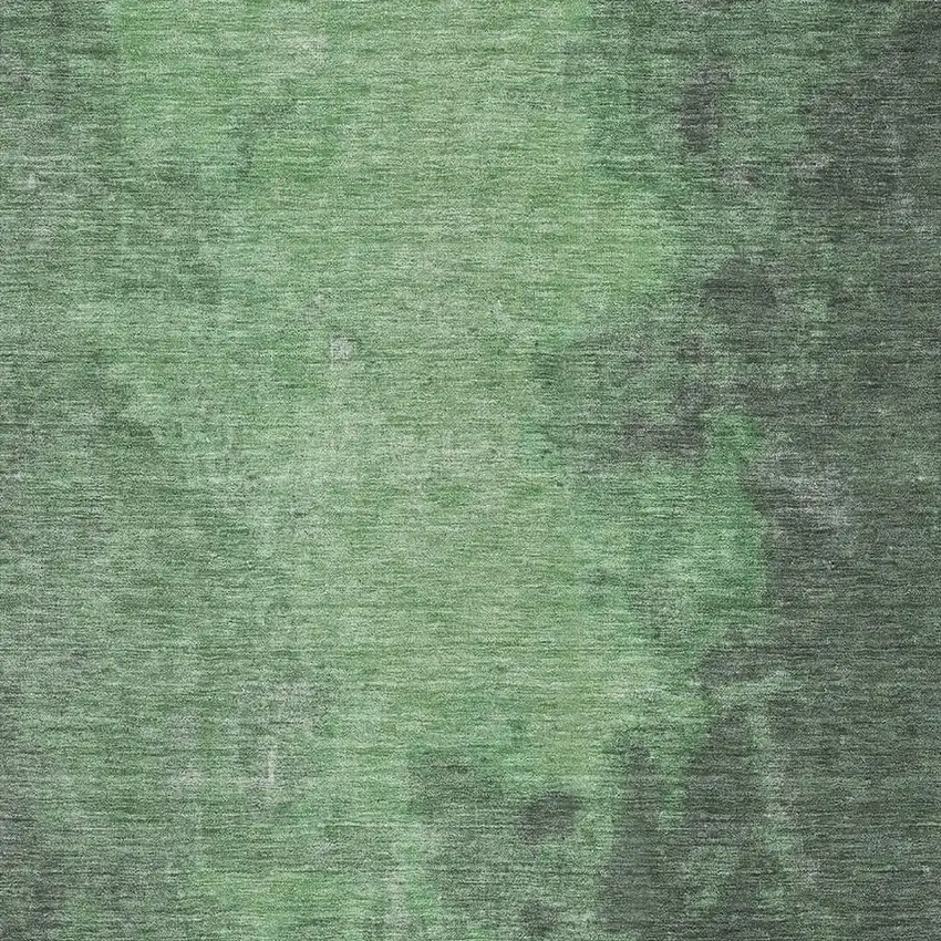 Fern Green And Sage Abstract Washable Area Rug With UV Protection Photo 2