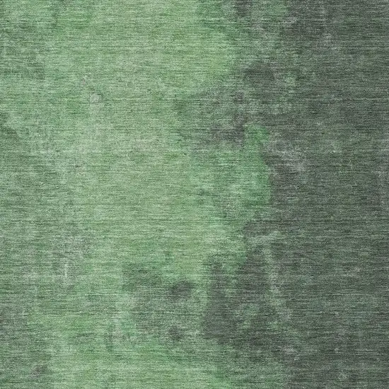 Fern Green And Sage Abstract Washable Area Rug With UV Protection Photo 2