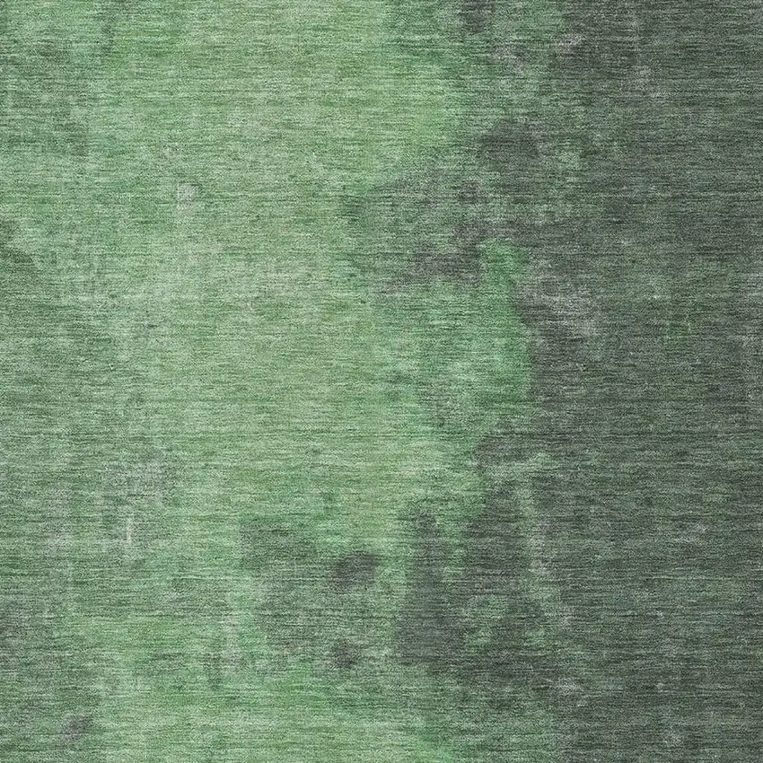 Fern Green And Sage Abstract Washable Area Rug With UV Protection Photo 2
