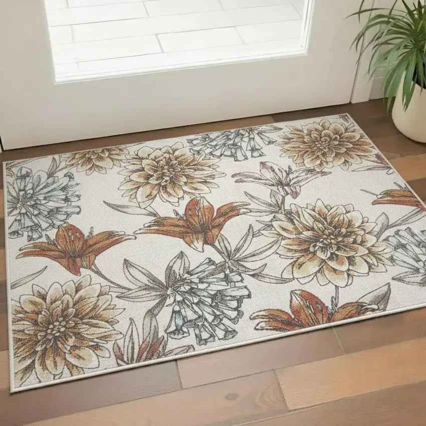 Floral Area Rug Photo 1