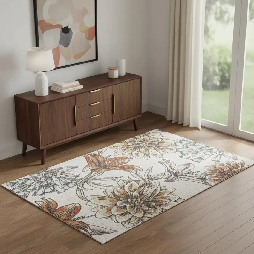 Floral Area Rug Photo 1