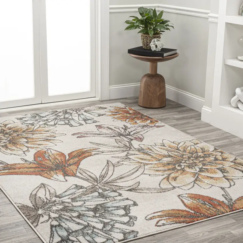 Floral Area Rug Photo 4