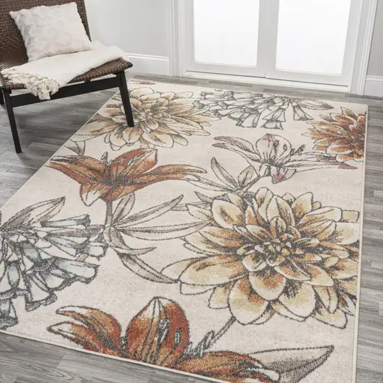 Floral Area Rug Photo 3
