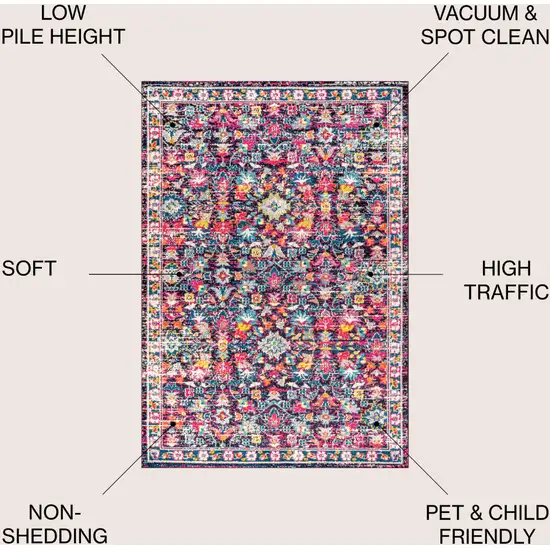 Floral Area Rug Photo 9