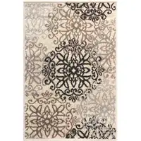 Photo of Floral Medallion Stain Resistant Area Rug