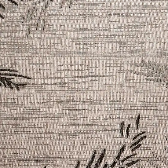 Floral Washable Round Rug Photo 7