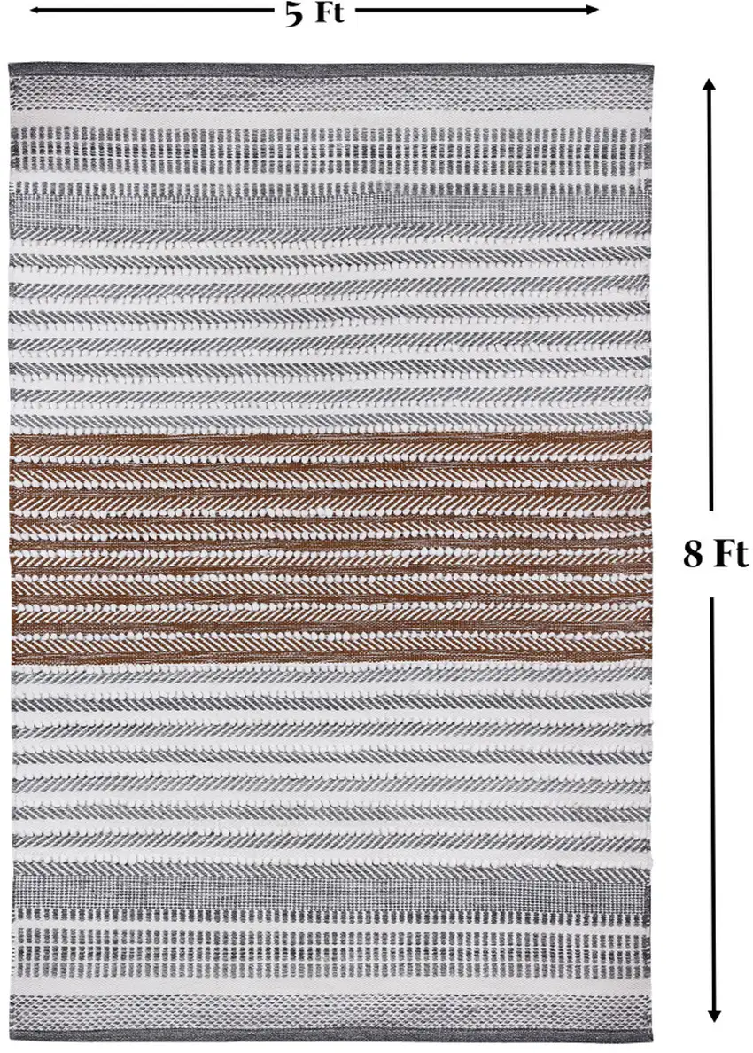 Geometric Handmade Indoor Outdoor Area Rug Photo 7