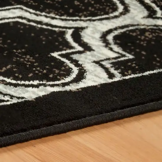 Geometric Stain Resistant Area Rug Photo 2