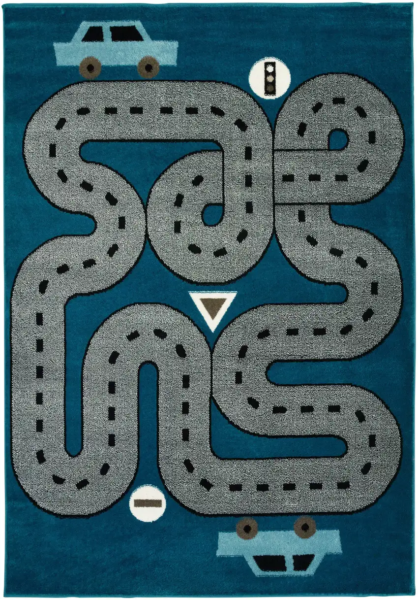 Geometric Washable Area Rug Photo 2