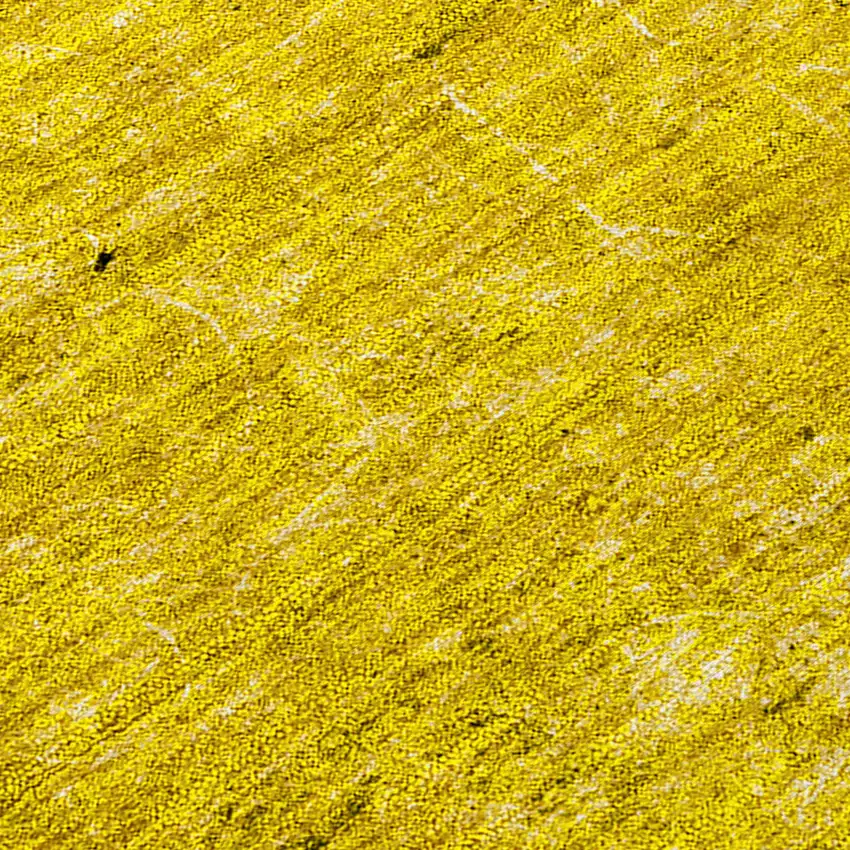 Gold Abstract Washable Non Skid Indoor Outdoor Area Rug Photo 9