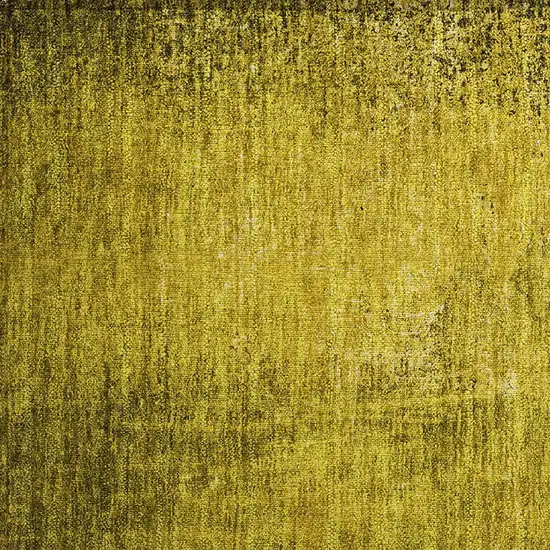 Gold Abstract Washable Non Skid Indoor Outdoor Area Rug Photo 6