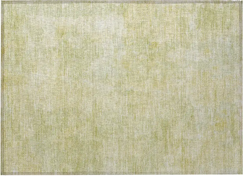 Gold Abstract Washable Non Skid Indoor Outdoor Area Rug Photo 4