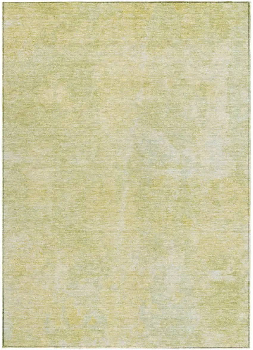 Gold Abstract Washable Non Skid Indoor Outdoor Area Rug Photo 4