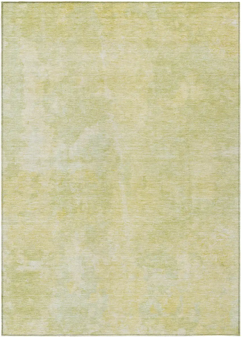 Gold Abstract Washable Non Skid Indoor Outdoor Area Rug Photo 2