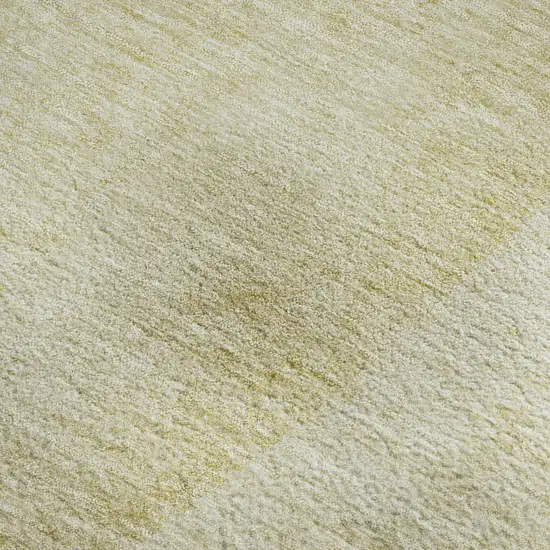 Gold And Beige Abstract Washable Area Rug With UV Protection Photo 4