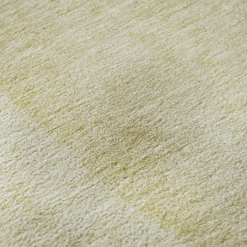 Gold And Beige Abstract Washable Area Rug With UV Protection Photo 3