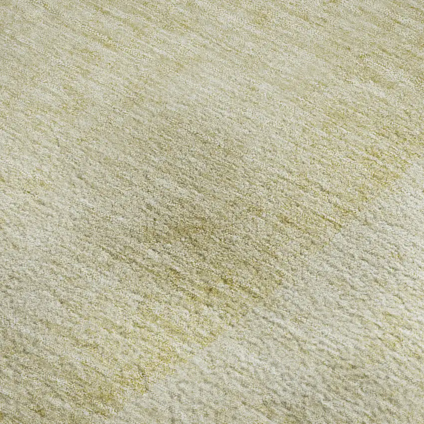 Gold And Beige Abstract Washable Area Rug With UV Protection Photo 4