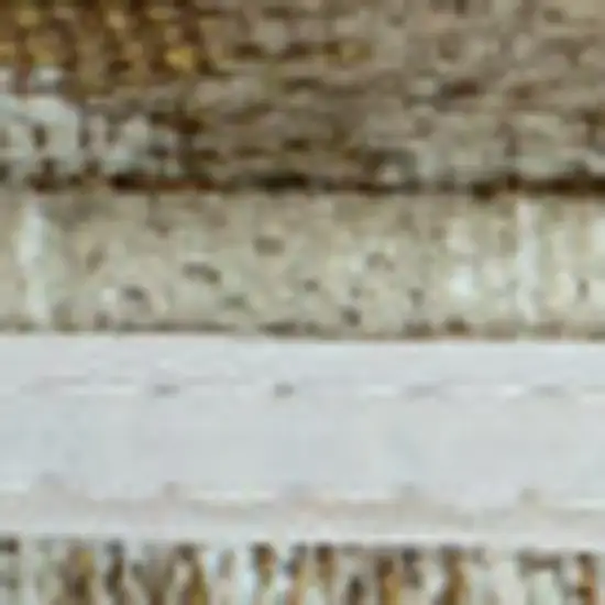 Gold And Beige Abstract Washable Area Rug With UV Protection Photo 7