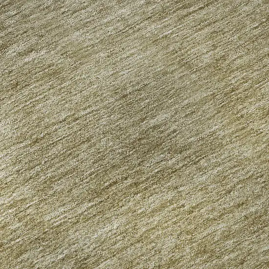 Gold And Beige Ombre Washable Area Rug With UV Protection Photo 1