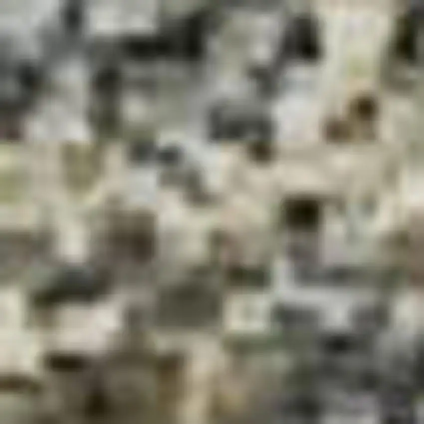 Gold And Blue Abstract Washable Area Rug With UV Protection Photo 1