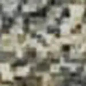 Photo of Gold And Blue Abstract Washable Area Rug With UV Protection