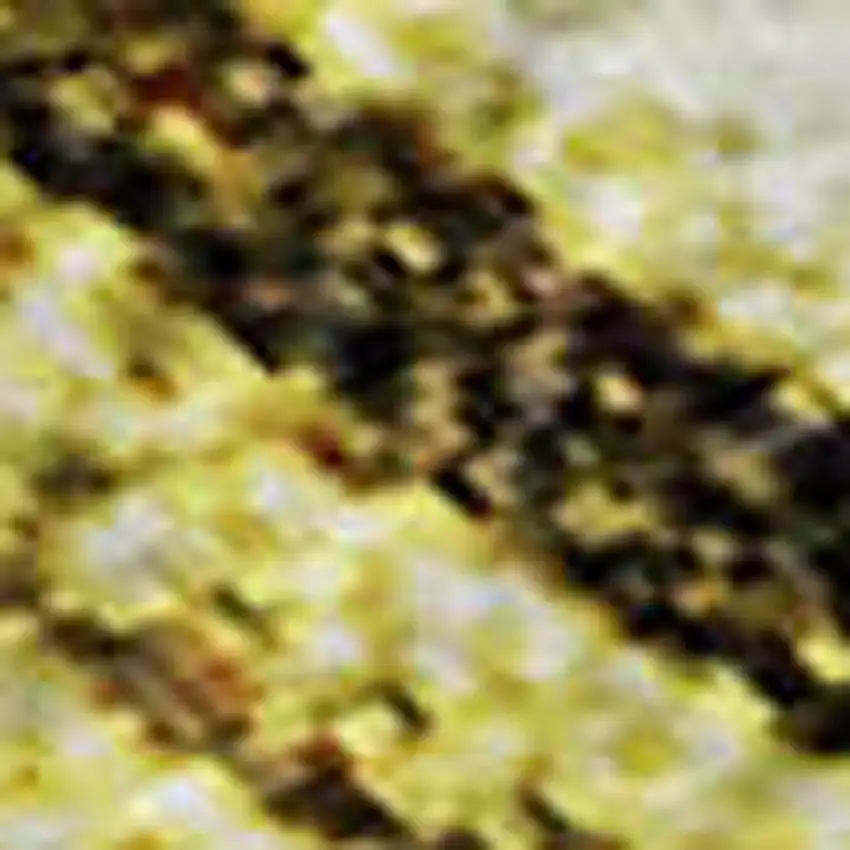 Gold And Chocolate Abstract Washable Area Rug With UV Protection Photo 2