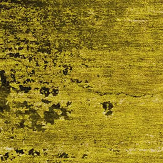 Gold And Gray Abstract Washable Area Rug With UV Protection Photo 3