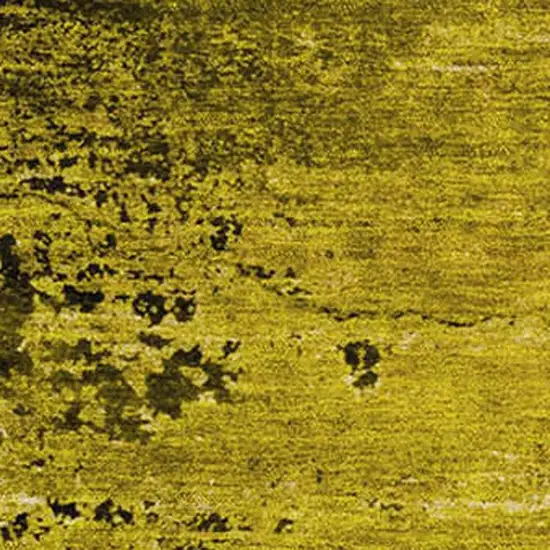 Gold And Gray Abstract Washable Area Rug With UV Protection Photo 4