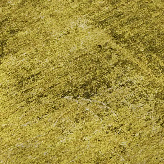 Gold And Gray Abstract Washable Area Rug With UV Protection Photo 9