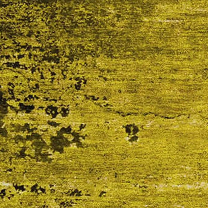 Gold And Gray Abstract Washable Area Rug With UV Protection Photo 3