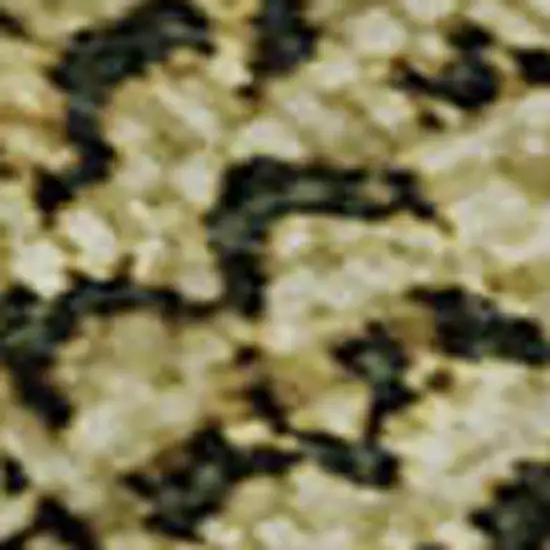 Gold And Gray Patchwork Washable Area Rug With UV Protection Photo 3