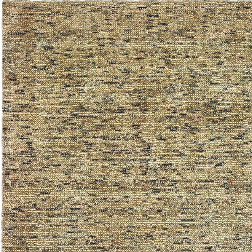 Gold And Green Hand Tufted Area Rug Photo 5