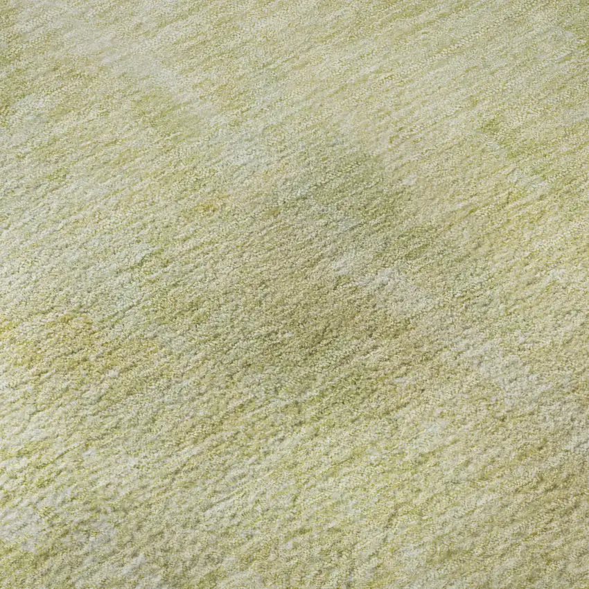 Gold And Ivory Abstract Washable Area Rug With UV Protection Photo 3