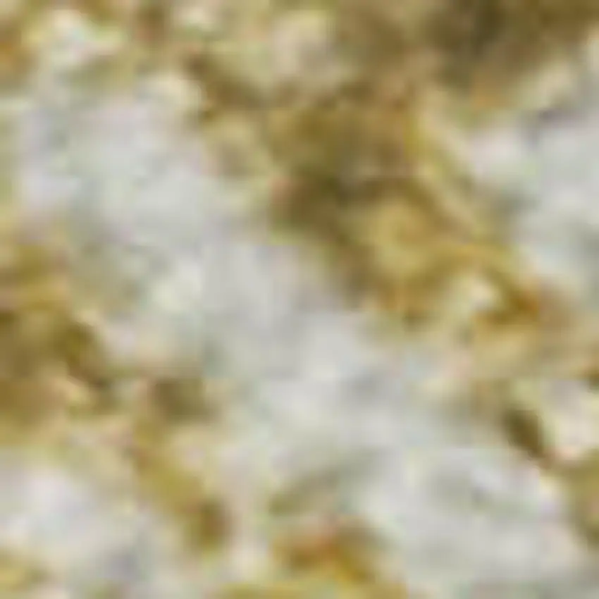 Gold And Ivory Chevron Washable Area Rug With UV Protection Photo 3