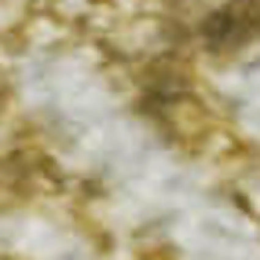 Gold And Ivory Chevron Washable Area Rug With UV Protection Photo 3