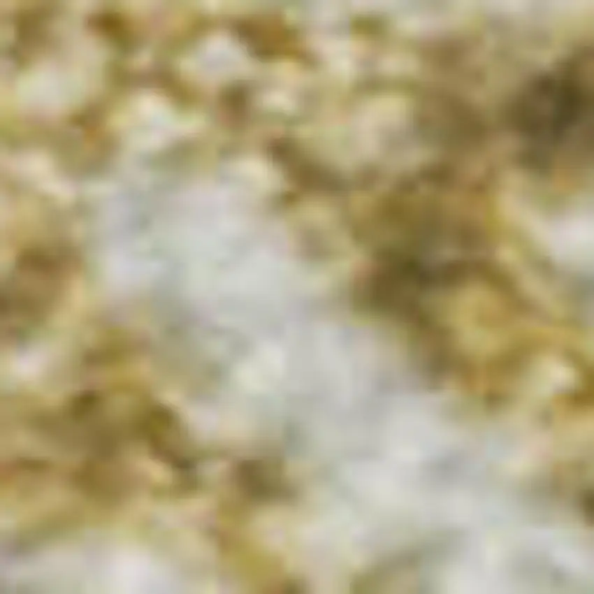 Gold And Ivory Chevron Washable Area Rug With UV Protection Photo 3