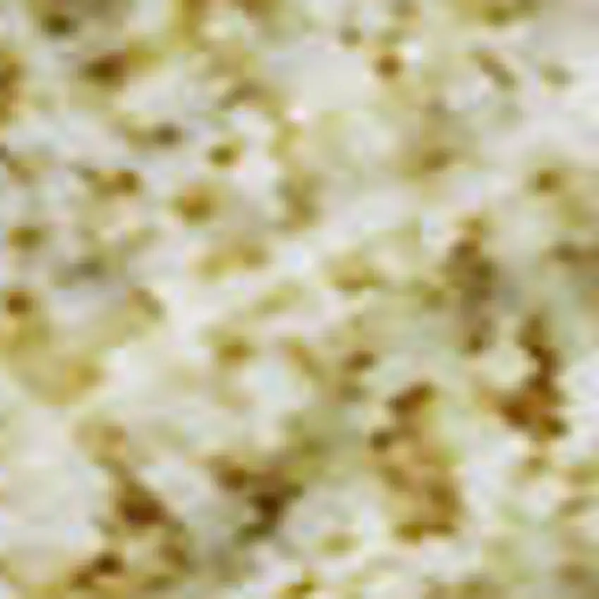 Gold And Ivory Floral Washable Area Rug With UV Protection Photo 3