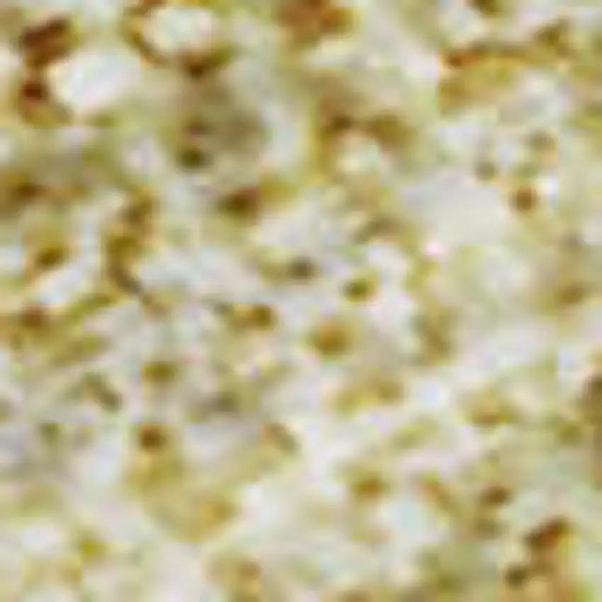 Gold And Ivory Floral Washable Area Rug With UV Protection Photo 3