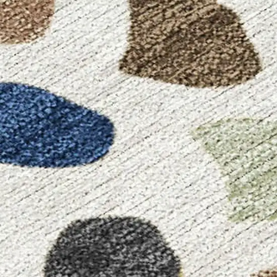 Gold And Ivory Tribal Washable Indoor Outdoor Area Rug Photo 1