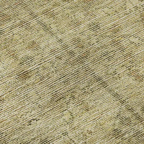 Gold And Taupe Southwestern Washable Area Rug With UV Protection Photo 9