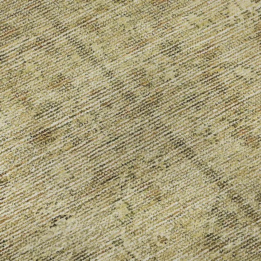 Gold And Taupe Southwestern Washable Area Rug With UV Protection Photo 9