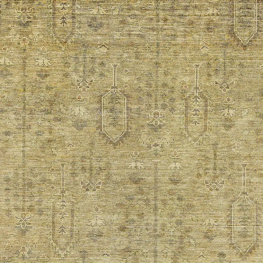 Gold And Taupe Southwestern Washable Indoor Outdoor Area Rug Photo 6