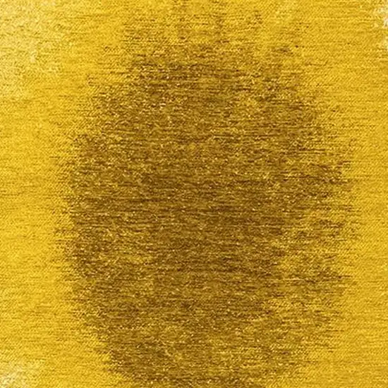 Gold And White Abstract Washable Area Rug With UV Protection Photo 4