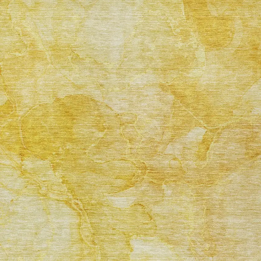 Gold And Yellow Nautical Washable Indoor Outdoor Area Rug Photo 5